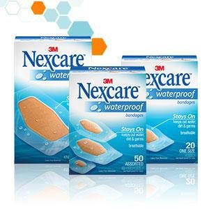 waterproof Bandages 1 - چسب زخم ضد آب Nexcare 3M